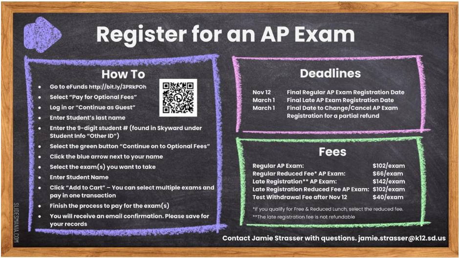 Register for AP Exams
