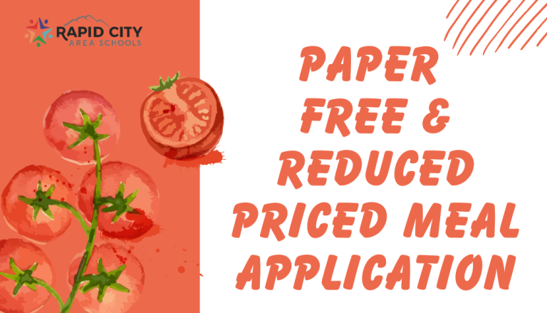 Paper free and reduced price meal application